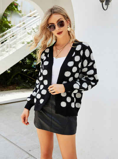 Women Large Size Sweater Coat