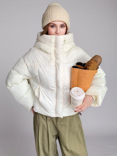 Hooded Padded Warm Cotton-padded Jacket Coat