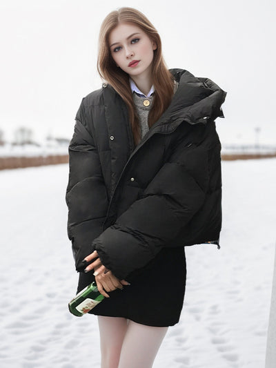 Short Loose Thickened Cotton-padded Jacket