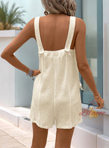 Women Summer Pocket Jumpsuit