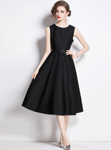 Sleeveless Slim Waist Party Dress