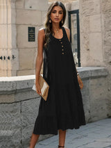 Loose Sleeveless Sling Pullover Dress