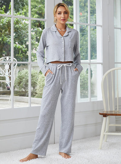 Long-sleeved Pajamas Suit