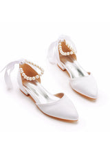 2 cm Flat-heeled Pointed Sandals