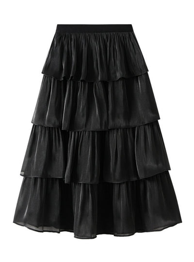 Women Mid-Length Cake Skirt