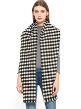 Cashmere-like Small Plaid Scarf