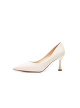 Women Satin Pointed Heel Shoes