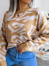 Women Long-sleeved Knitted Sweater