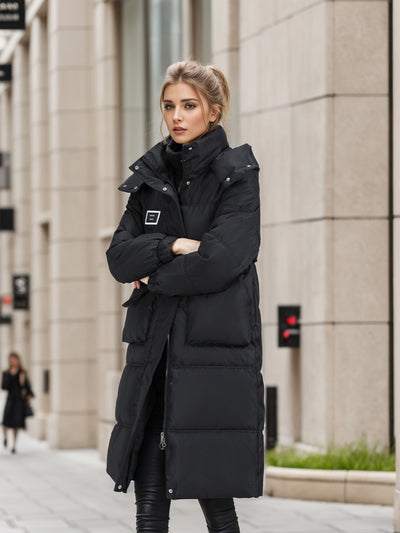 Medium and Long Over-the-knee Padded Cotton-padded Coat