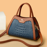 Crocodile One-shoulder Handbag