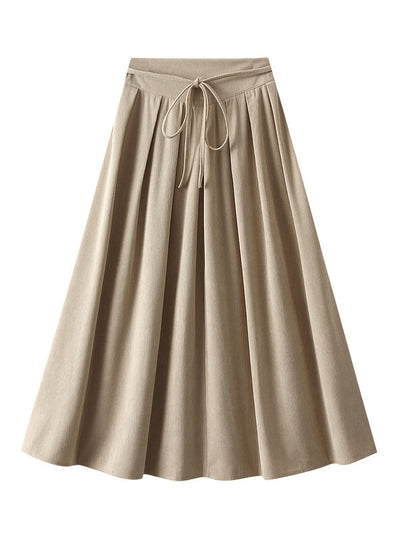 High Waist Pleated Skirt