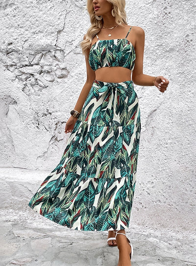 Holiday Wind Sling Set Two-piece Suit