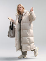 Over-the-knee Loose Long Thick Cotton-padded Coat