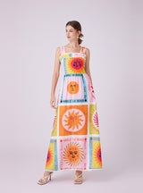 Summer Holiday Printed Suspender Dress