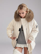 Hooded Short Padded Warm Cotton-padded Jacket