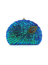 Shell Peacock Beaded Dinner Package Hangbag