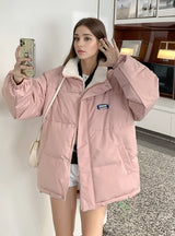 Loose Cotton-padded Warm Jacket Coat