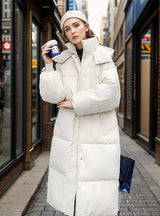 Long Loose Thickened Cotton-padded Jacket