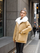 Short Plush Padded Cotton-padded Down Jacket