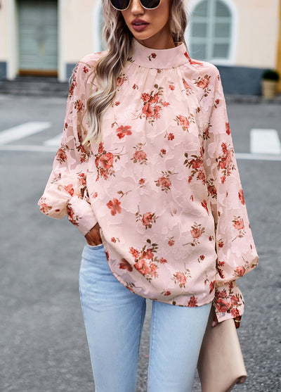 Women Printed Long-sleeved Shirt