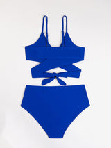 Cross Straps Beach Slim Bikini