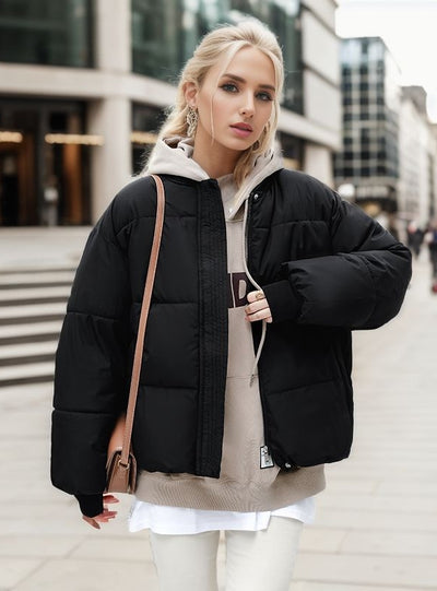 Casual Short Loose Cotton-padded Down Jacket