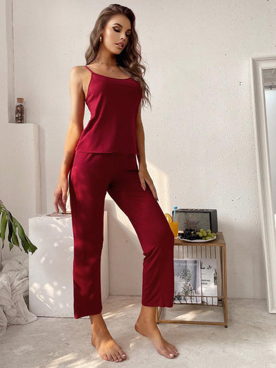 Sling Top Pant Pajamas Suit