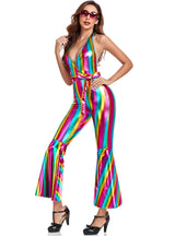 Rainbow Retro Disco Costume Cosplay