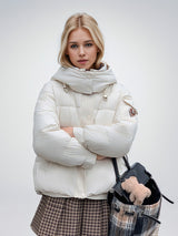 Short Hooded Thickened Cotton-padded Jacket