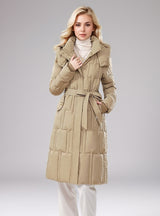 Long Hooded Loose Padded Cotton-padded Jacket Coat