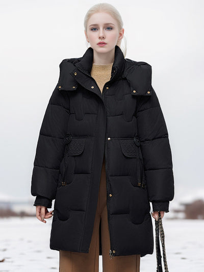 Medium and Long Slim Loose Padded Coat