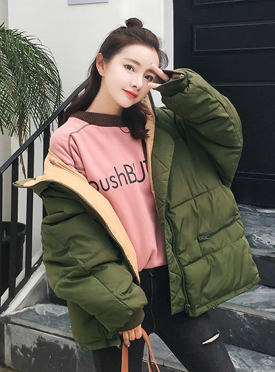 Women Short Cotton-padded Coat