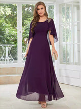 Loose Slim Chiffon Evening Dress