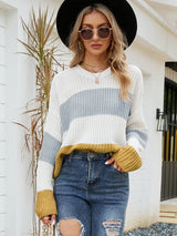 Short Loose Pullover Sweater