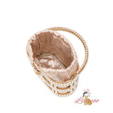 Chain Birdcage Pearl Handbag