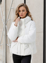 Short Fragrance Style Loose Cotton-padded Coat