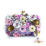 Flower Beaded Bag Banquet Wedding Dinner Bag