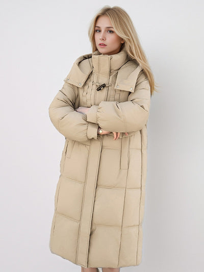 Hooded Padded Cotton-padded Jacket Coat