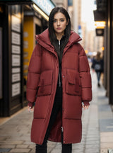 Long Loose Padded Cotton-padded Jacket