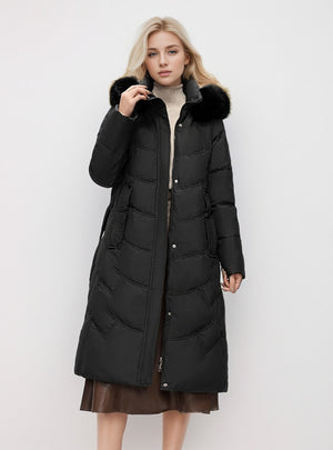 Medium and Long Cotton-padded Thick Loose Coat