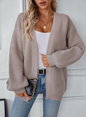 Casual Loose Knit Sweater Cardigan Coat