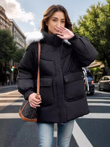 Loose Slim and Thick Short Cotton-padded Jacket