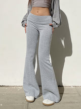 Solid Color High Waist Sports Pant