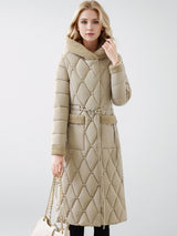 Lamb Wool Long Cotton-padded Jacket Coat