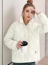 Fashion Stand-up Collar Cotton-padded Jacket Coat