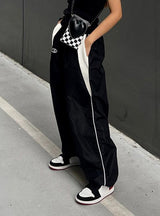 Straight Elastic Waist Sport Pant