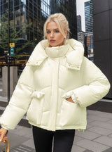 Warm Winter Short Cotton-padded Jacket Coat