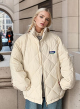 Loose Vertical Collar Cotton-padded Jacket