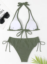 Sexy Solid Color Swimsuit Beach Bikini