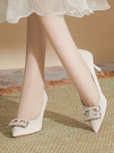 Pointed Shallow Stiletto Heels Shoes